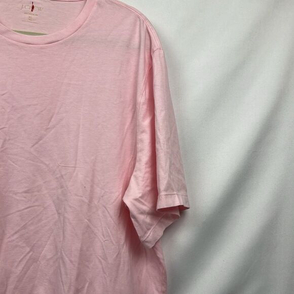 J. Crew Ci166 Pink Broken in Tall Crewneck Cotton T-shirt NWOT size XL - Picture 4 of 10